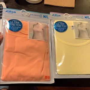 Uniqlo AIRism Ultra stretch tank top 2pcs, “NEW”